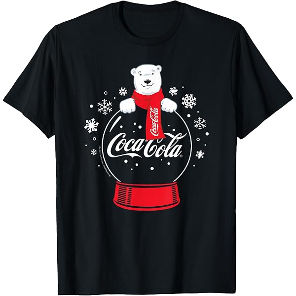 Amazon.com: Coca Cola Santa Holidays Are Coming Christmas T-Shirt